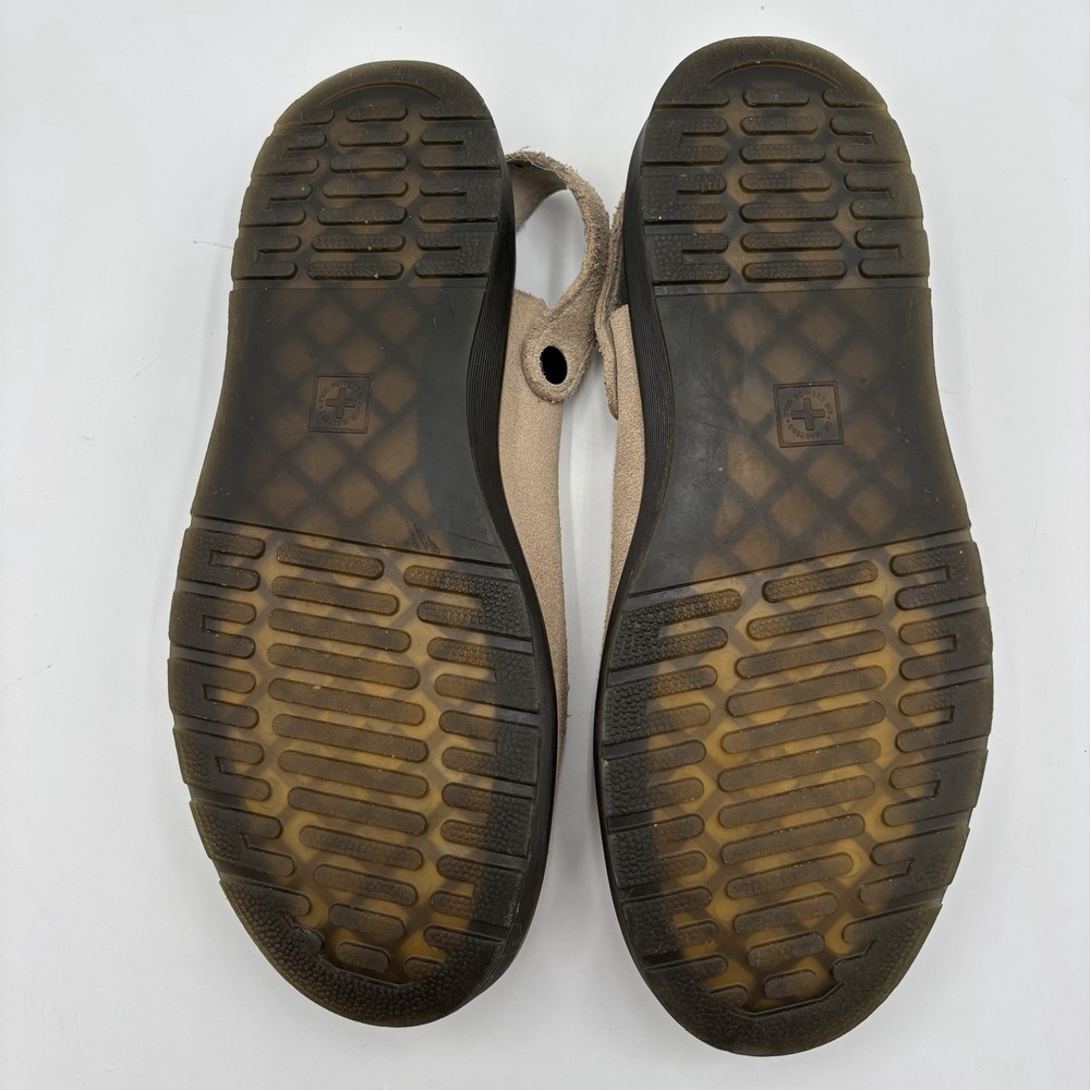 Dr Martens Carlson Savannah Tan Sandals Suede Slingback Mules Women's Size 10 - Picture 8 of 9